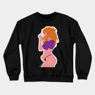 REDHEADED DRINK Crewneck Sweatshirt